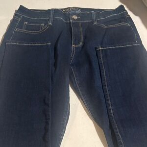 Arizona Jean Company Women's Dark Blue Straight Leg Jeans